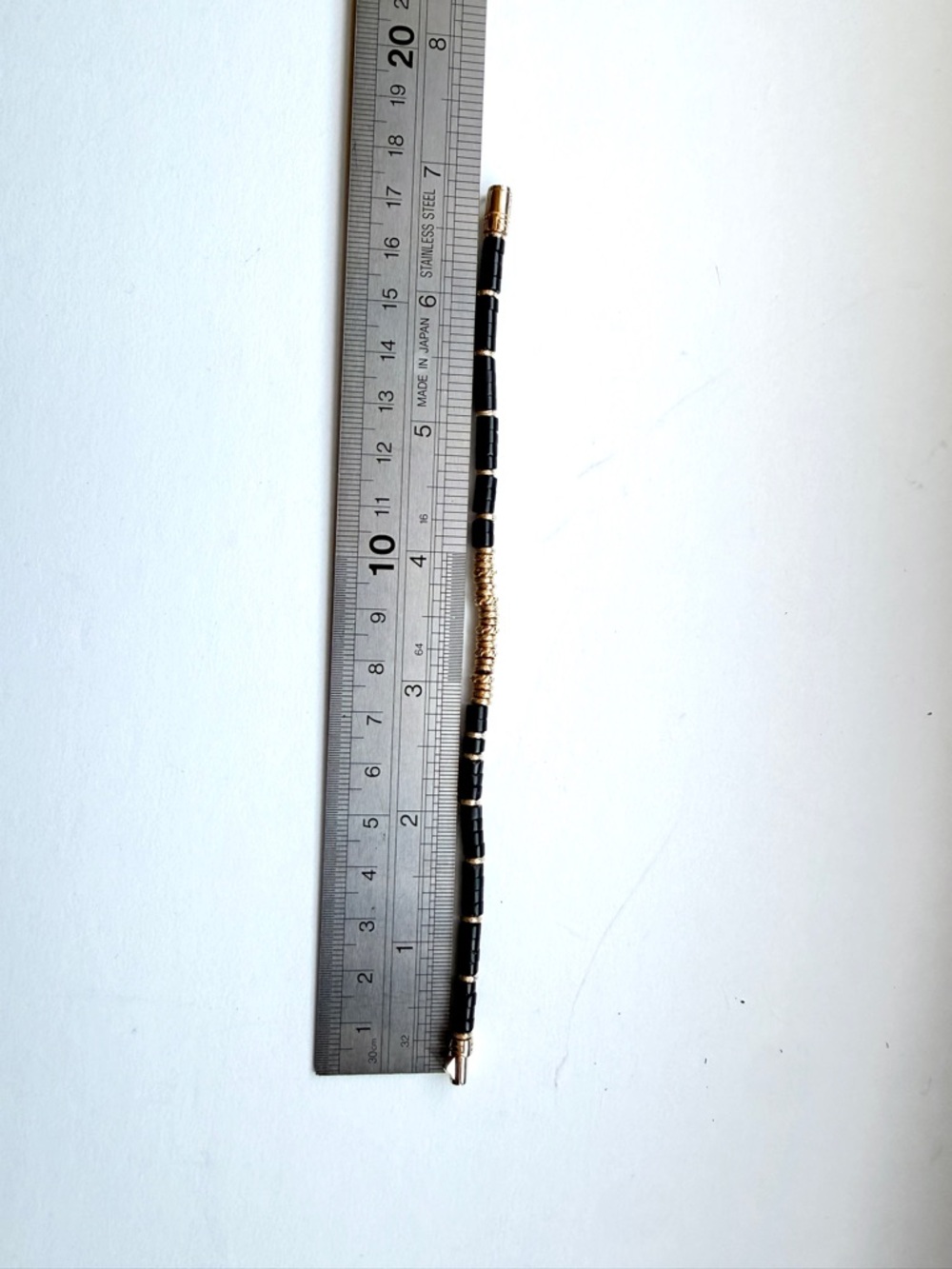 John Hardy Heishi Bracelet, 14k Gold and Black Onyx (NEW) - Picture 7 of 13